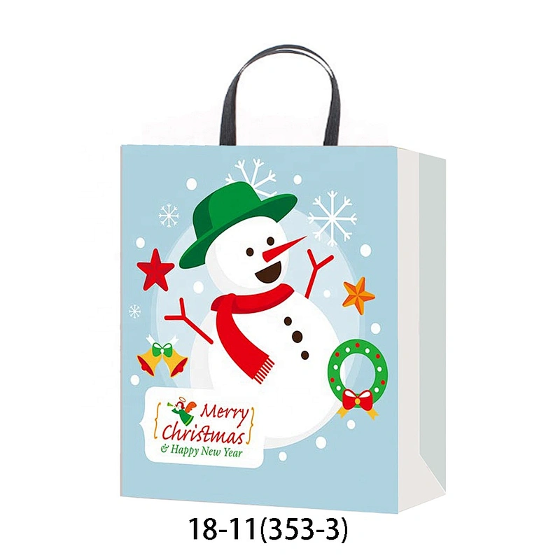 Professional china supplier Hand Length Handle Bag Good style Various Christmas gift bag Packaging