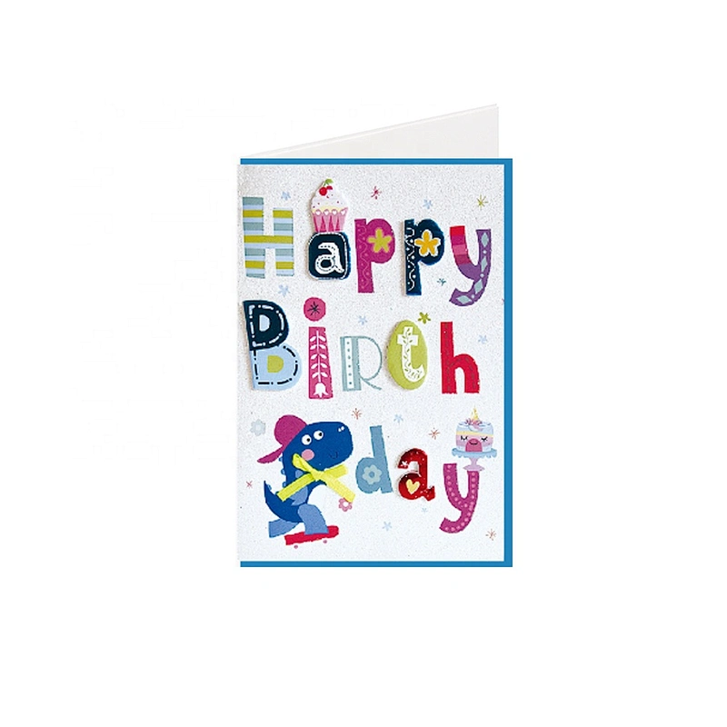 Myway Greeting Card Printing Customized Blank Handmade Tamil Love Greeting Card Cartoon Gift Custom Letters Europe Craft Toxic