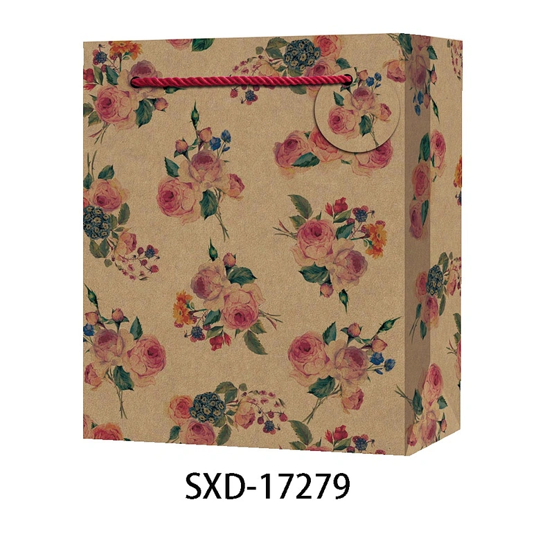 Customize Design Brown Cowhide gift packaging Bag Newest sale Recyclable Packaging