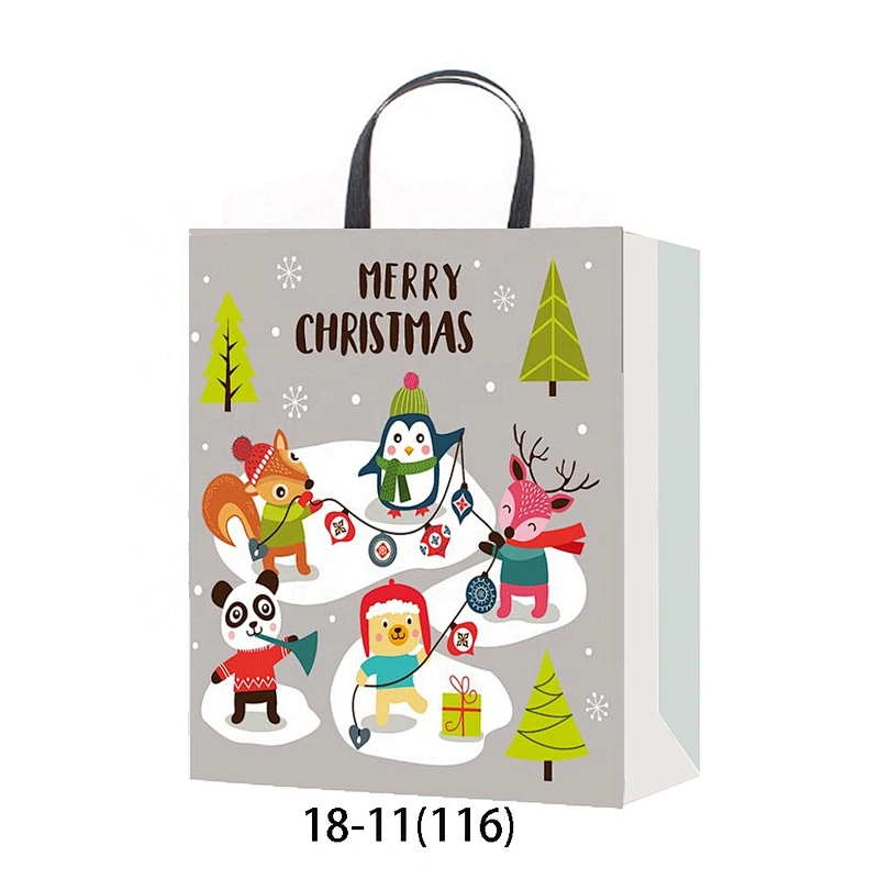 Latest china new model Hand Length Handle Bag Good style Various Christmas gift bag Packaging
