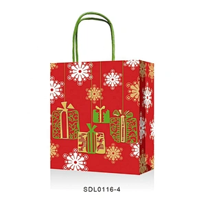 Best sell wholesale gift packaging Bag attractive style Christmas gift bag Packaging