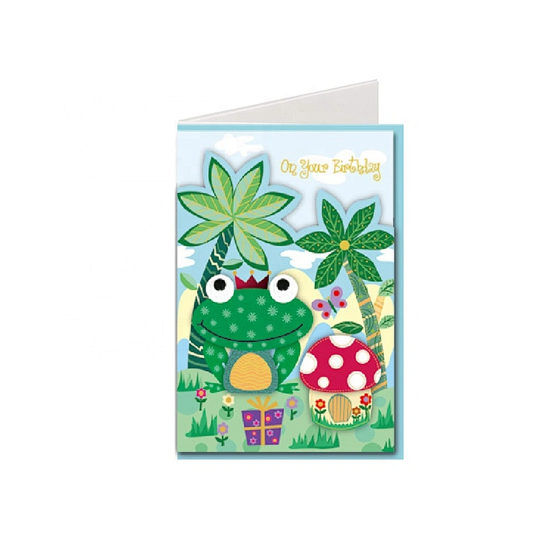 Myway Greeting Card Printing Customized Blank Handmade Tamil Love Greeting Card Cartoon Gift Custom Letters Europe Craft Toxic