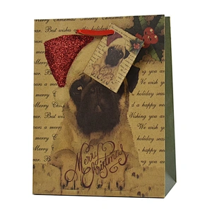 Factory direct supply Christmas gift bag excellent quality craft packaging