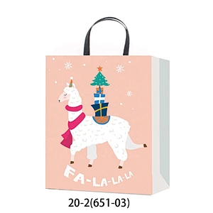 Hot Selling Christmas Paper Bag Gift Bags With  Customized Logo Gift Packaging Bag Various Christmas