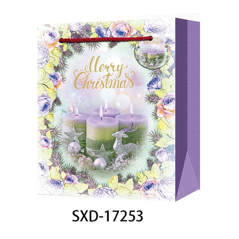 Paper Bag Christmas Shopping paper Gift Bags Logo Gift Packaging Bag Various Christmas