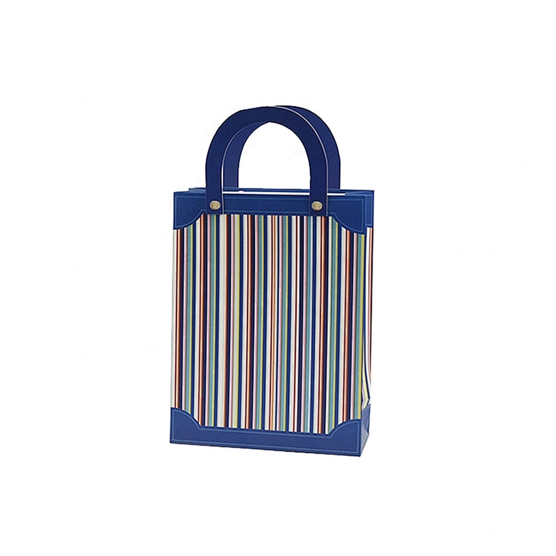 New professional Birthday gift bag Customized good quality Hand Length Handle paper Packaging