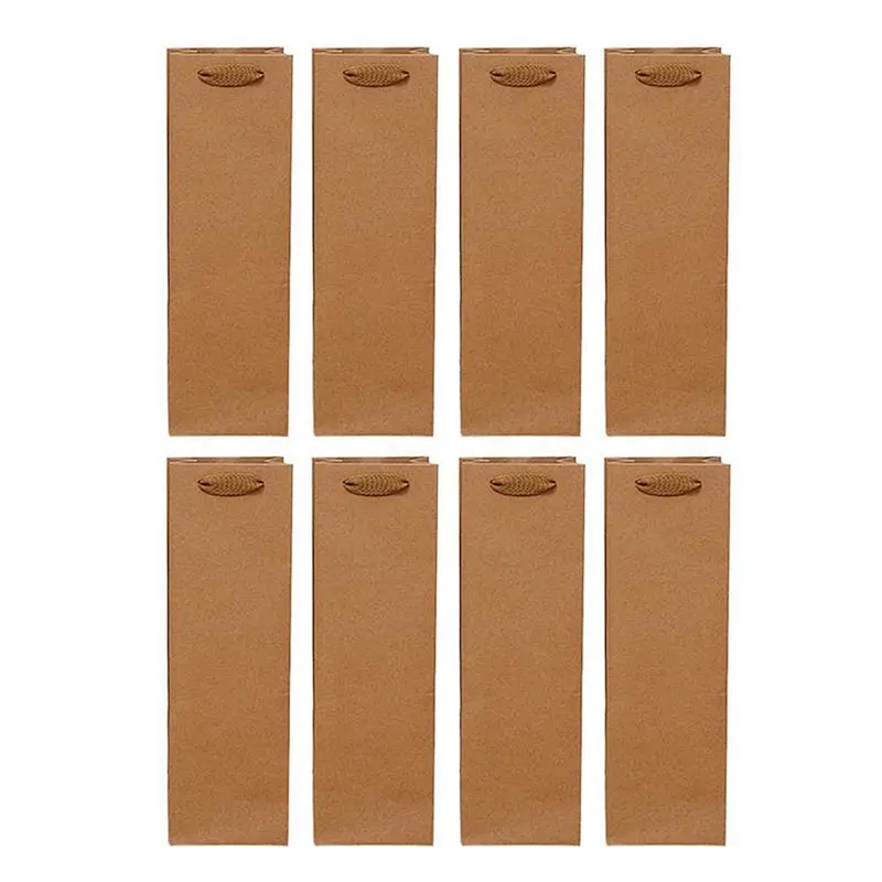 Surprise price hot sales kraft paper bag with for packing wine and other gifts