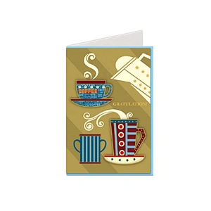 Myway Greeting Card Printing Customized Blank Handmade Tamil Love Greeting Card Cartoon Gift Custom Letters Europe Craft Toxic