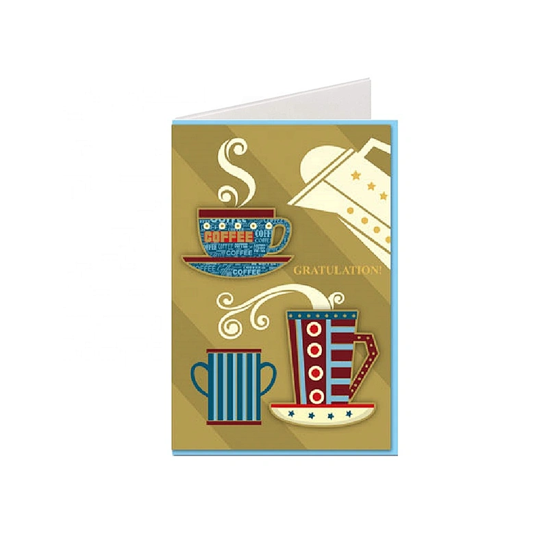 Myway Greeting Card Printing Customized Blank Handmade Tamil Love Greeting Card Cartoon Gift Custom Letters Europe Craft Toxic