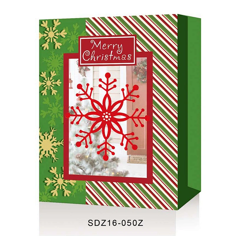 Christmas Packing Shopping paper Gift Bags With Logo Popular Gift Packaging Bag Various Christmas Gift Bag Packaging