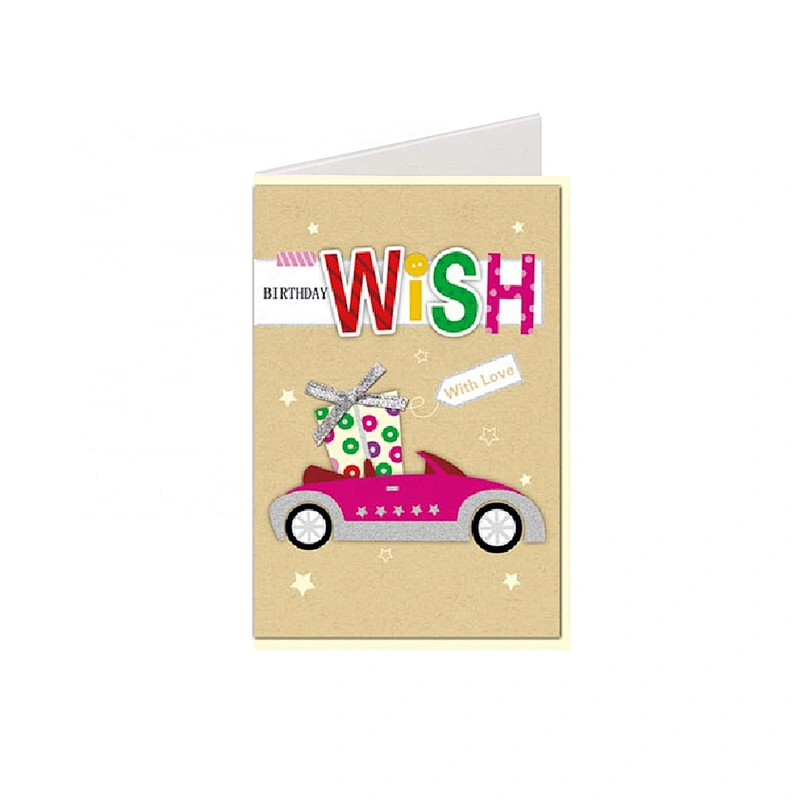 Birthday Cards Thankyou Greeting Cards Printing Flowers Glitter Hot Europe Time Pattern Pcs THANKSGIVING Foil Stamp Feature Eco