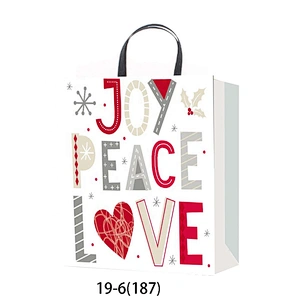 Best china low price White gift packaging Bag Good style Various Christmas gift bag Packaging