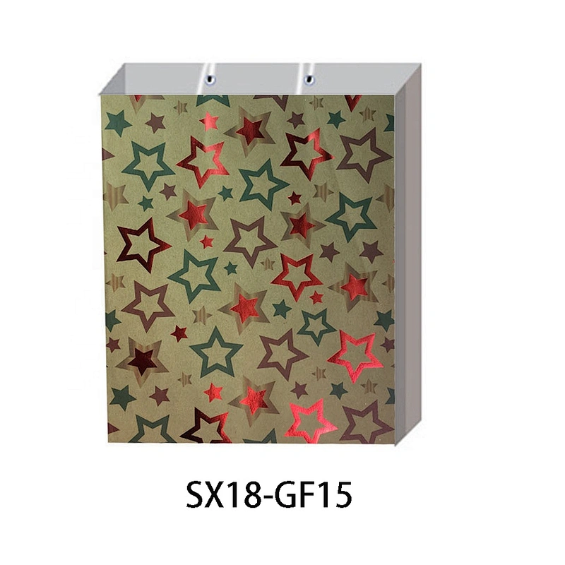 Excellent quality Christmas gift bag excellent quality Hand Length Handle paper Packaging
