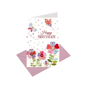 Cheap promotional gift Thank You Cards  With  Logo Latest  Christmas greeting Paper Card Bamboo Umbrella