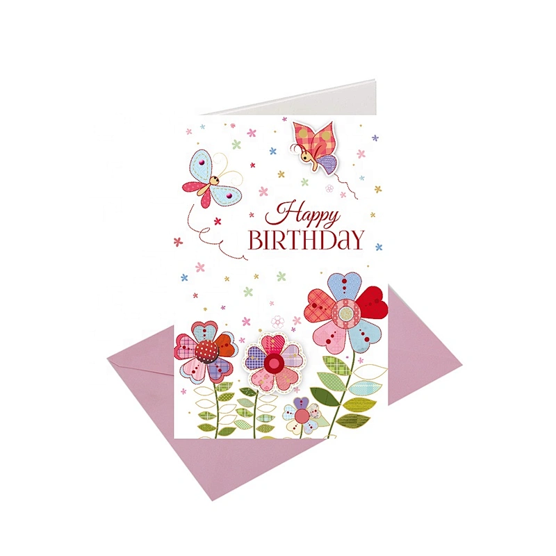 Cheap promotional gift Thank You Cards  With  Logo Latest  Christmas greeting Paper Card Bamboo Umbrella
