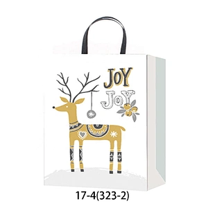 Best factory White gift packaging Bag Good style Various Christmas gift bag Packaging
