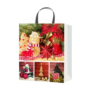 Best selling Offset printing gift packaging Bag trendy style Various Christmas gift bag Packaging