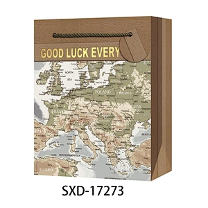 New coming Birthday gift bag Customized good quality Kraft paper Packaging