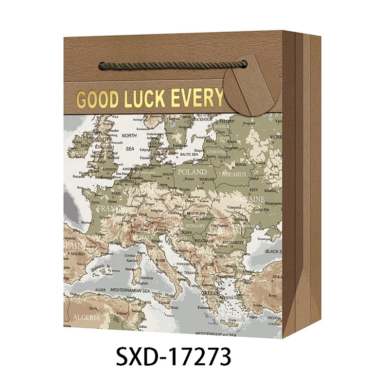 New coming Birthday gift bag Customized good quality Kraft paper Packaging