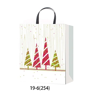 High quality custom color Snowflake pattern gift packaging Bag Good style Various Christmas gift bag Packaging