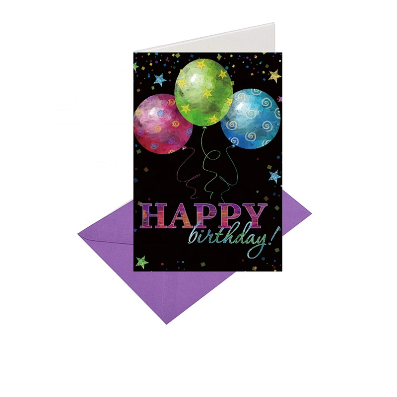 Myway Greeting Card Printing Customized Blank Handmade Tamil Love Greeting Card Cartoon Gift Custom Letters Europe Craft Toxic