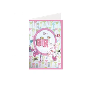 Myway Greeting Card Printing Customized Blank Handmade Tamil Love Greeting Card Cartoon Gift Custom Letters Europe Craft Toxic
