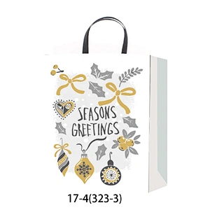 Best factory White gift packaging Bag Good style Various Christmas gift bag Packaging