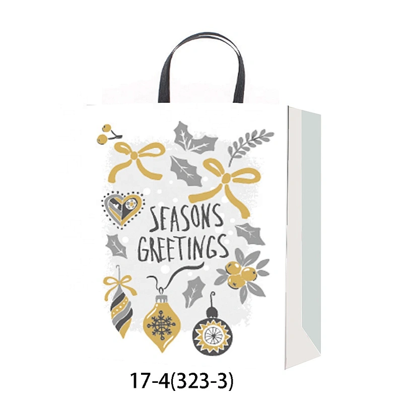Best factory White gift packaging Bag Good style Various Christmas gift bag Packaging