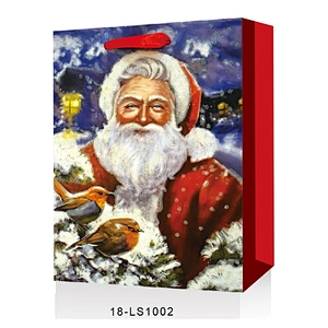 Best sell wholesale gift packaging Bag Good style Various Santa Claus patterns Packaging