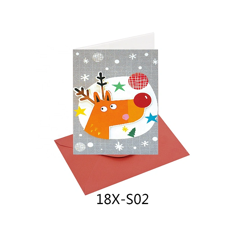 Factory Custom Animal design Cards  Manufacturer sale Christmas greeting Paper card