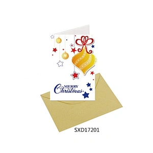 New Designsgift Thank You Cards  Latest hot sale Christmas greeting Paper card With Logo