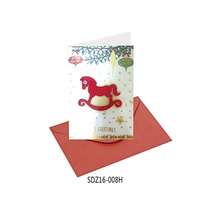New model custom logo Thank You Cards  OEM Customized Christmas greeting Paper card