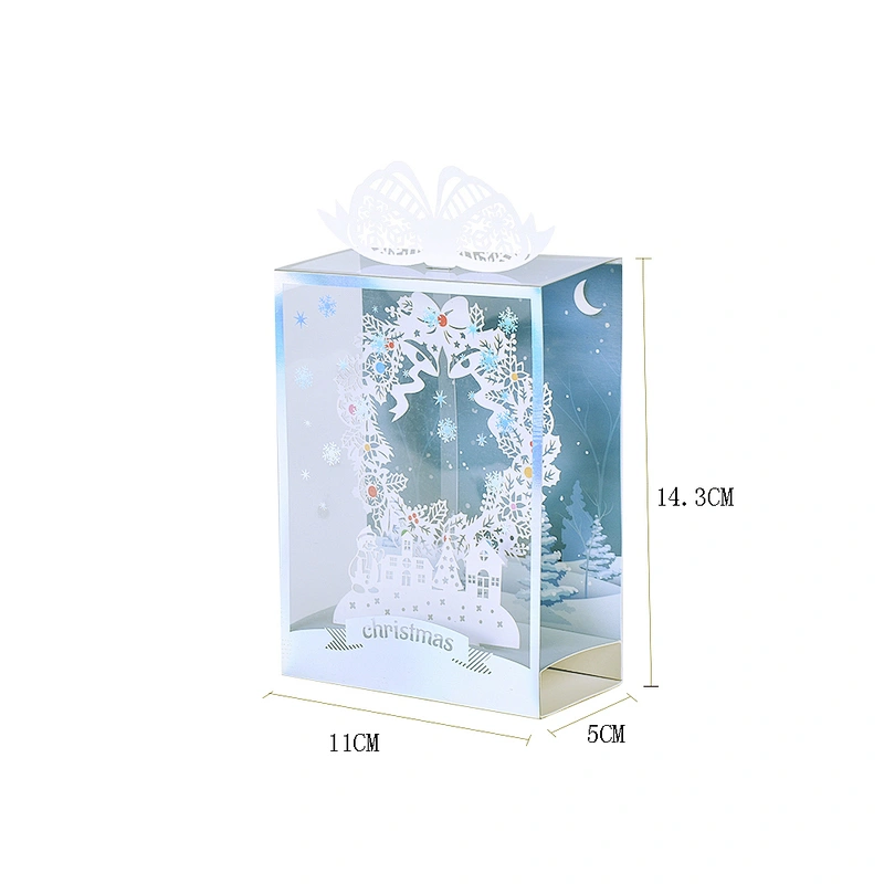 Hot Sales Three-dimensional Furnishing Articles Greeting And Christmas  Card  Hollow Out