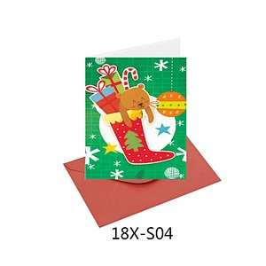 Factory Custom Animal design Cards  Manufacturer sale Christmas greeting Paper card