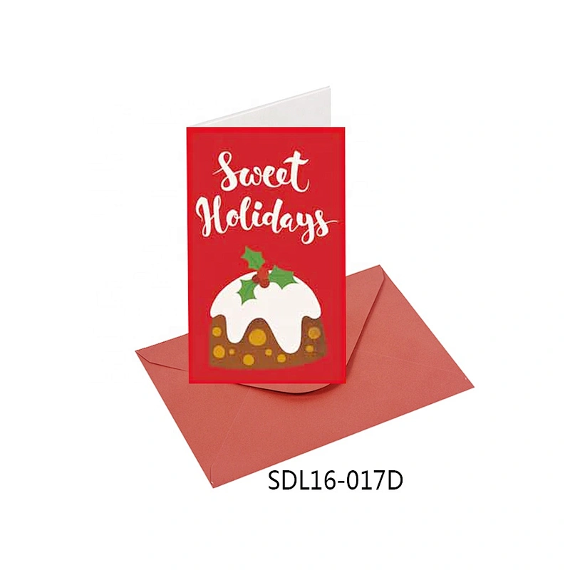 Best sell wholesale Letter pattern Cards Popular hot selling Christmas greeting Paper card