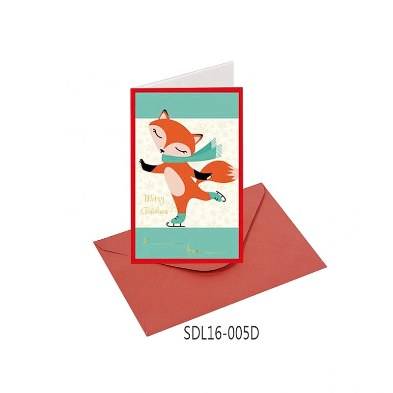 Promotion high quality Offset printing Cards  OEM Customized Christmas greeting Paper card
