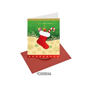 Wholesale made in china Thank You Cards Top quality Christmas greeting Paper card