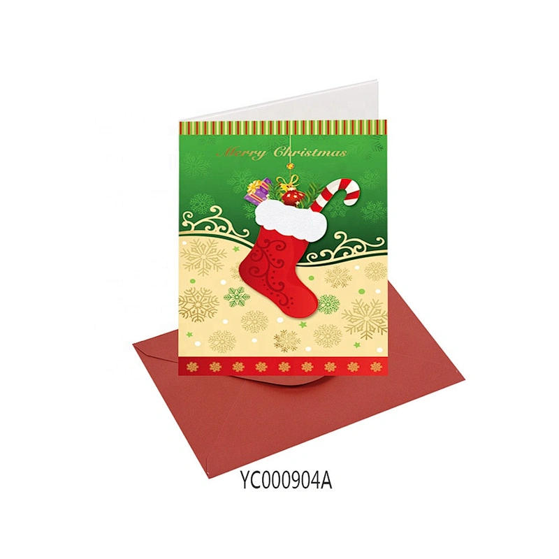 Wholesale made in china Thank You Cards Top quality Christmas greeting Paper card