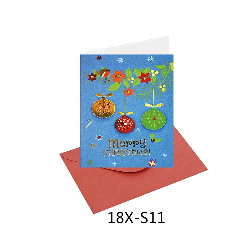 Professional manufacturer Santa Claus Cards  attractive style Christmas greeting Paper card
