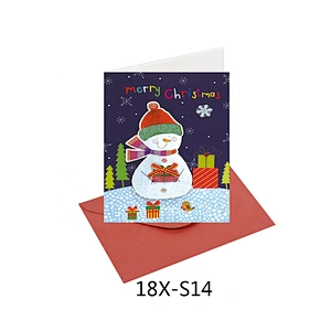 Professional manufacturer Santa Claus Cards  attractive style Christmas greeting Paper card