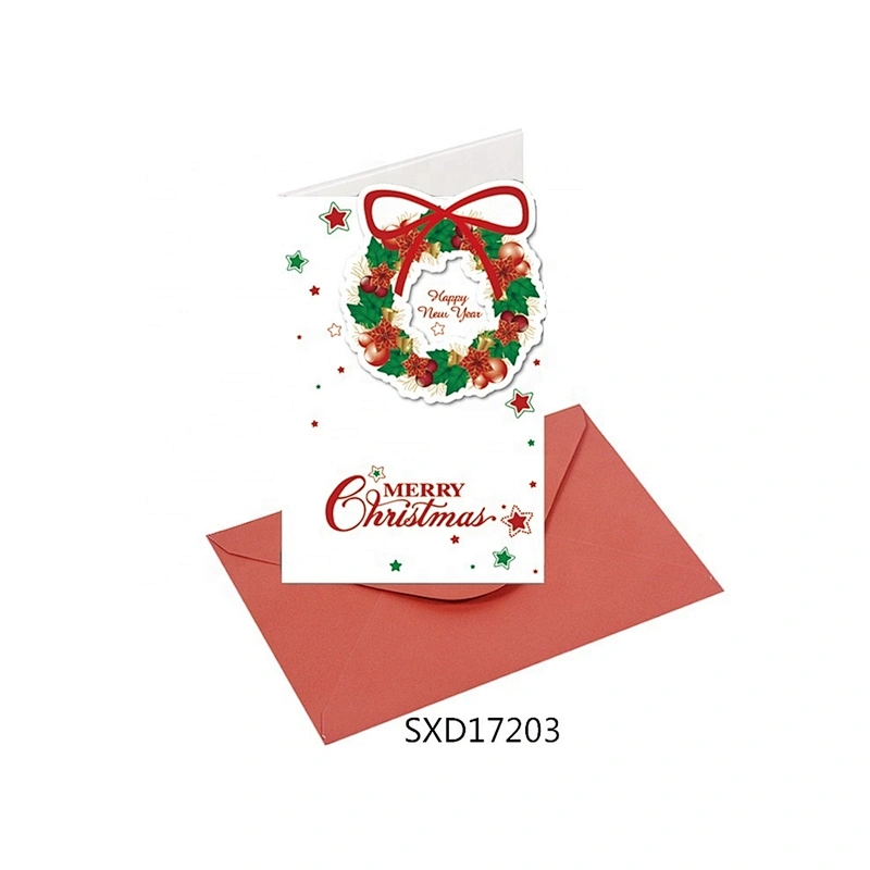 New Designsgift Thank You Cards  Latest hot sale Christmas greeting Paper card With Logo