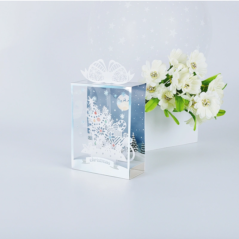 New Fashion Three-dimensional Furnishing Articles Greeting And Christmas  Card  Hollow Out