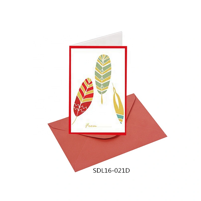 Cheap promotional gift Thank You Cards  With  Logo Latest hot sale Christmas greeting Paper Card With  Logo