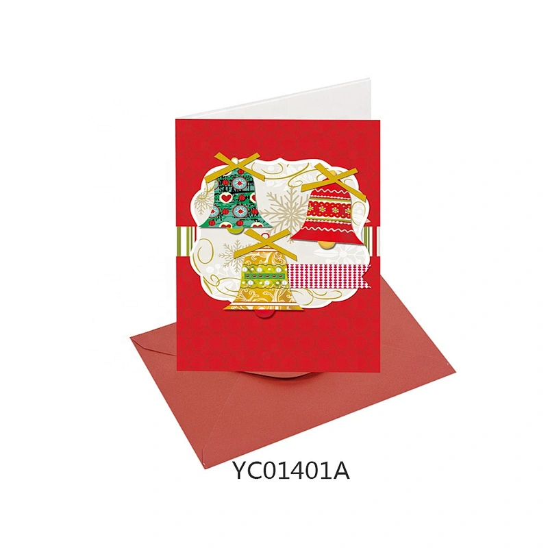 Wholesale modern design Animal design Cards  OEM Customized Christmas greeting Paper card