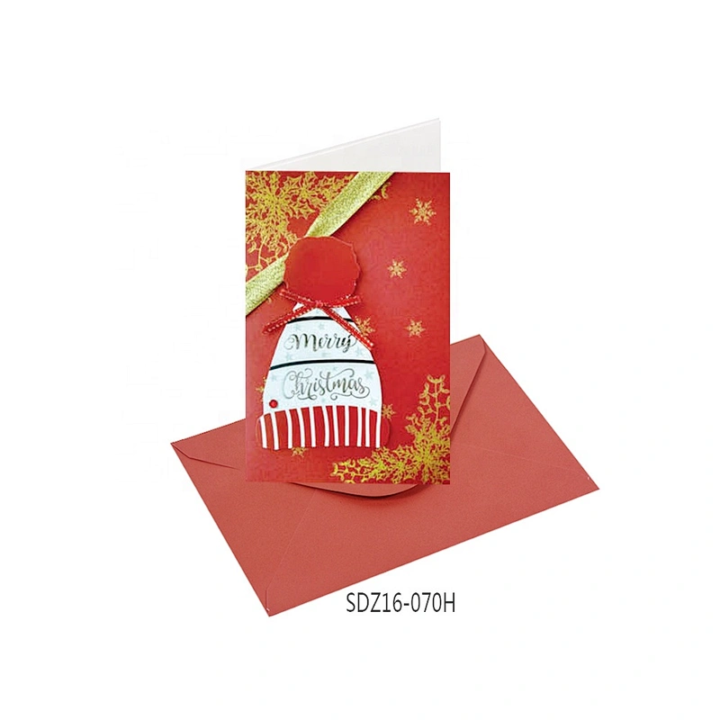 Cheap promotional gift Thank You Cards  Latest hot sale Christmas greeting Paper card