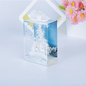 New Fashion Three-dimensional Furnishing Articles Greeting And Christmas  Card  Hollow Out