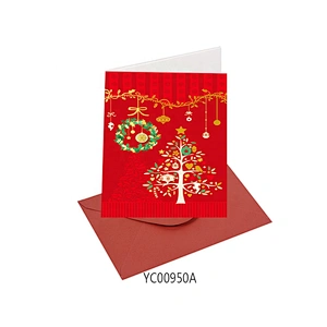 Wholesale made in china Thank You Cards Top quality Christmas greeting Paper card
