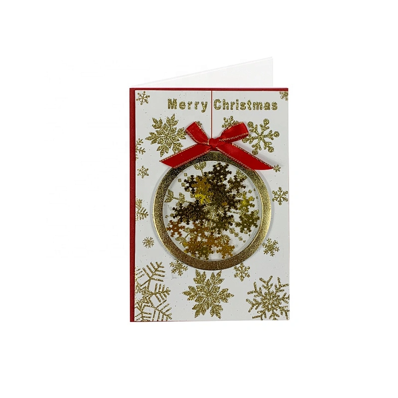Factory Custom Thank You Cards  OEM Customized Christmas greeting Paper card