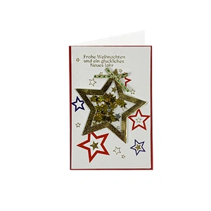 Factory Custom Thank You Cards  OEM Customized Christmas greeting Paper card