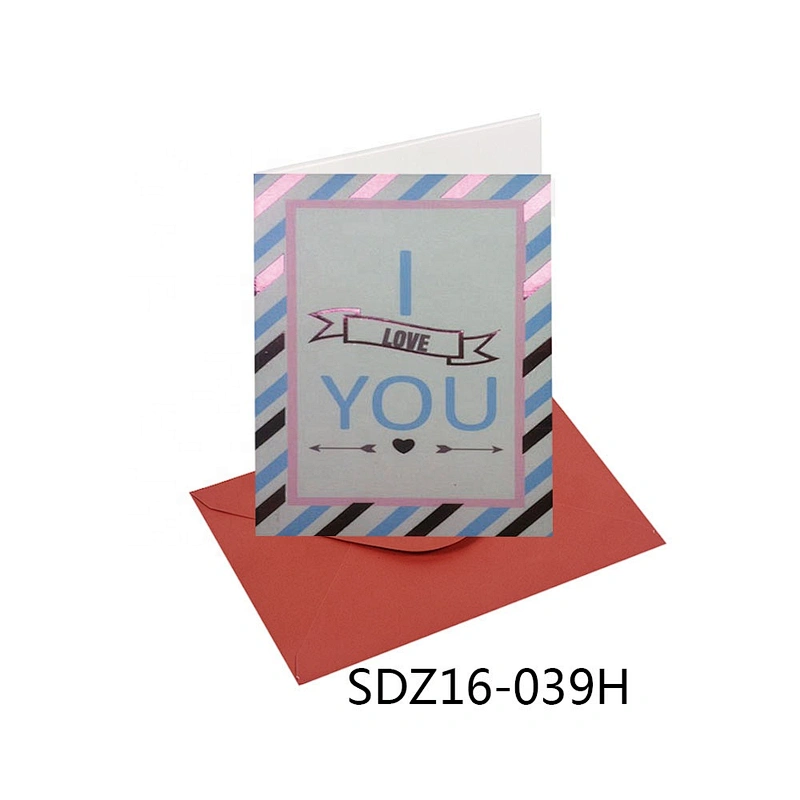 Factory newest Snowflake pattern Cards  OEM Customized Christmas greeting Paper card
